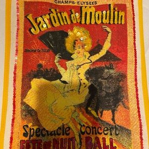 Vintage 1990s Jardin De Moulin French Art Nouveau